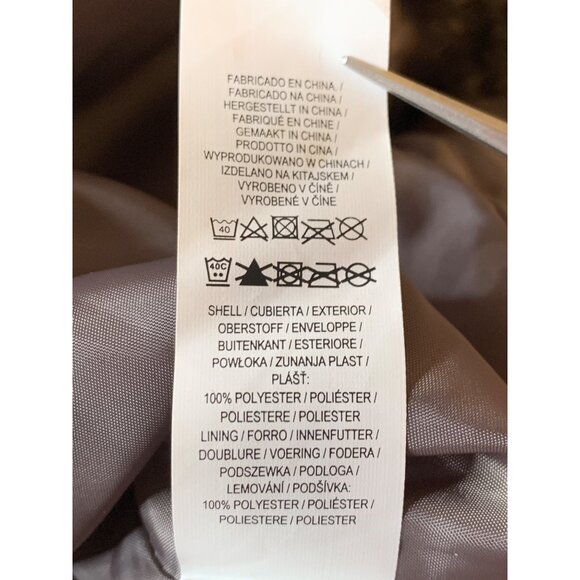 Primark Womens M Teddy Ultra Plush Faux Fur Coat Gray RJ10628 Fall GUC Pockets - Picture 6 of 11